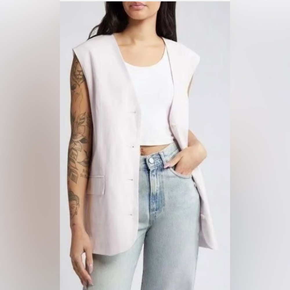 Topshop Light Pink Vest